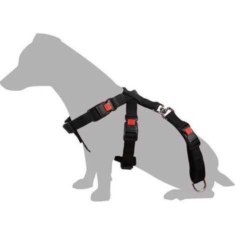 Harnais de sécurité voiture  S / 35-50 cm pour chien - Flamingo (1/5)