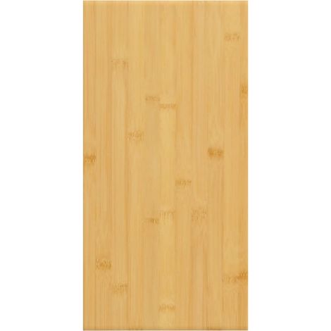 Étagère murale  Étagère flottante 40x20x1,5 cm bambou (1/4)