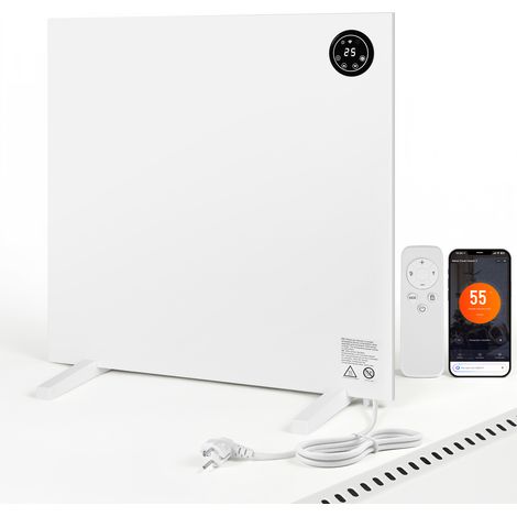 TolleTour Hybrid-Infrarotheizung 400 W WLAN App Fernbedienung Touch Wand & Standheizung (1/5)