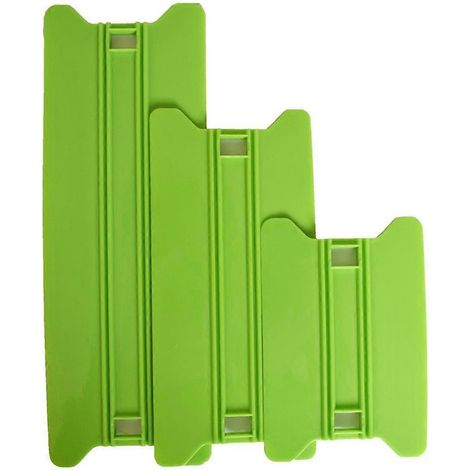 Accessoires auto - Outil de nettoyage pour film en fibre de carbone et vinyle - Grattoir à rayures - Vert (1/4)