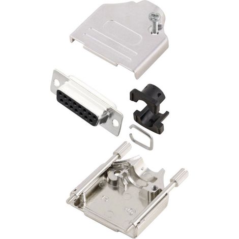 MH Connectors MHDTZK15-DB15S-K D-SUB Buchsenleisten-Set 180 ° Polzahl: 15 Lötkelch 1 St.