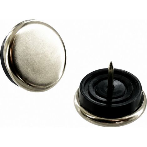 Nagelschuhe aus Metall Durchmesser 40 mm, 4 Stück.