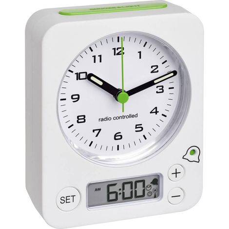 TFA Dostmann 60.1511.02 Despertador Analógico Blanco