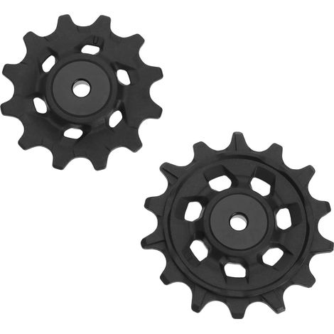 2pcs Bicycle Derailleur Pulley Repair Kit in Narrow/Wide Aluminum Alloy 12T 14T Compatible with Sram X01 XX1 GX NX Eagle for Outdoor Bicycles (1/5)