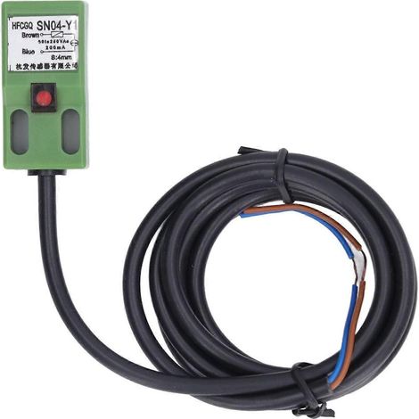 Quadratischer Näherungssensor, 2-Draht, normalerweise offen, induktiver Annäherungsschalter, 90–250 V AC