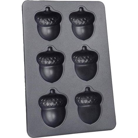 Moule à gâteau antiadhésif en forme de gland à 6 maillons, idéal pour la pâtisserie et la confection de pâtisseries au four. (1/5)