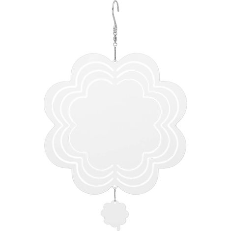 Carillon à Vent en Aluminium pour Sublimation DIY - Décoration de Jardin Extérieur 200x200x1mm (1/5)