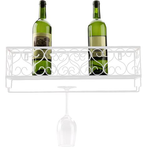 Porte-verres à vin mural de style européen, exclusivité entrepôt à l'étranger. (1/5)