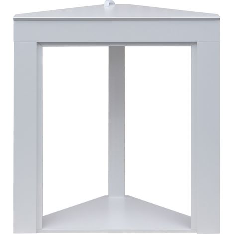 Rebecca Mobili Cadre décoratif pour Cheminée en Bois Blanc Classique