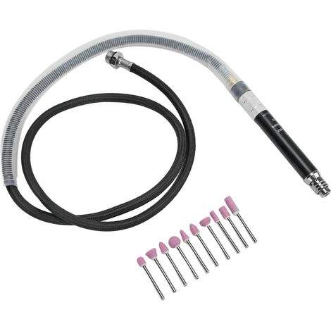 Kit de micro-meuleuse pneumatique pour crayons, outil de polissage et de gravure portable (1/5)