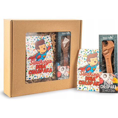 Caja de regalo para el Día del Novio: bombones y chocolates. (1/5)