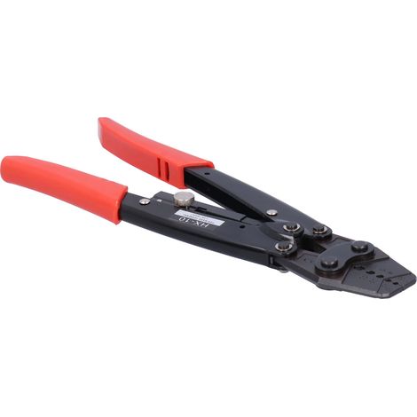 Pince à sertir à cliquet pour cosses et fils, outil manuel, 1,25-10 mm AWG10-6 HX-10 (1/5)