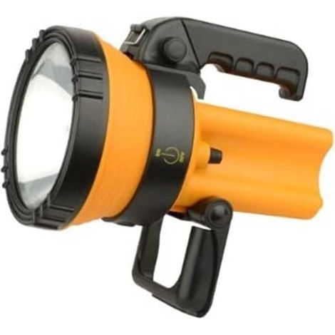 TRADE SHOP - Torcia Lampada Faro Portatile 55w A Batteria Luce Emergenza Lampadina Alogena -
