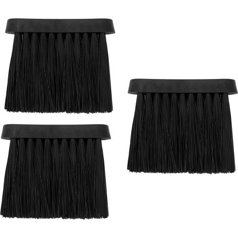 Lot de 3 Brosses de Cheminée, Balayette Cheminée Plastique Durable avec Poignée et Fibres de Coco Douces pour Nettoyage Efficace et Entretien du Foyer, pour Maison et Usage Professionnel