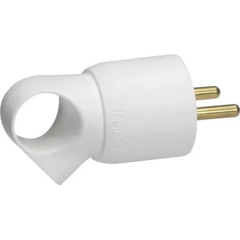 Legrand Enchufe Eléctrico Macho 2P+T Blanco 16A
