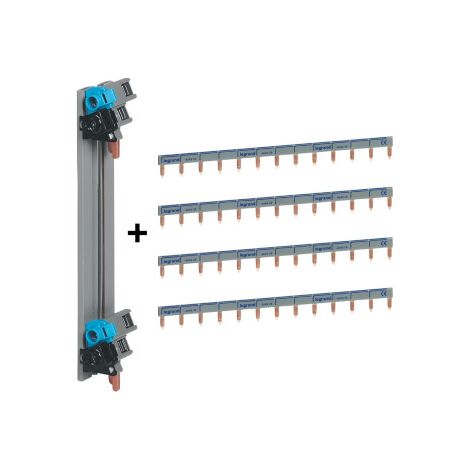 Legrand - Ru00e9partition verticale VX 3 optimisu00e9e Drivia 2R + peigne d'alimentation 13M - Ru00e9f. : 405000 + 404926x4 (1/3)