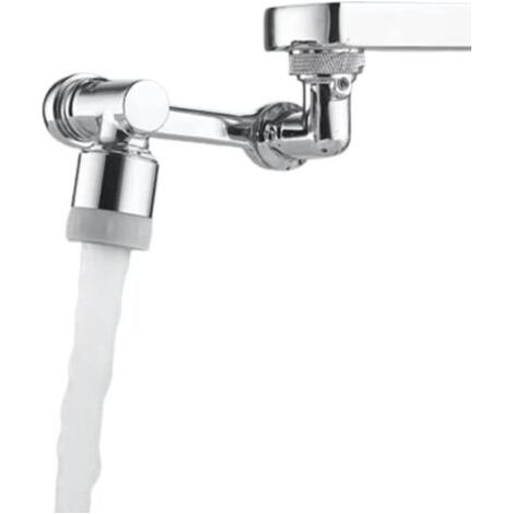 Aérateur de robinet universel, bras robotique à grand angle de rotation de 1080 °, adaptateur de buse de robinet, rallonge de robinet de cuisine, aérateur de robinet (1/5)