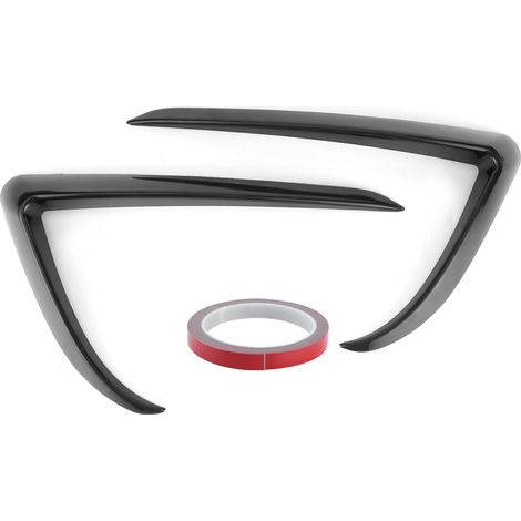 Ausla Nebelscheinwerfer-Abdeckung, ABS, schützt Nebelscheinwerfer, verbessert die Aerodynamik für Model 3 Fahrer (Schwarz)