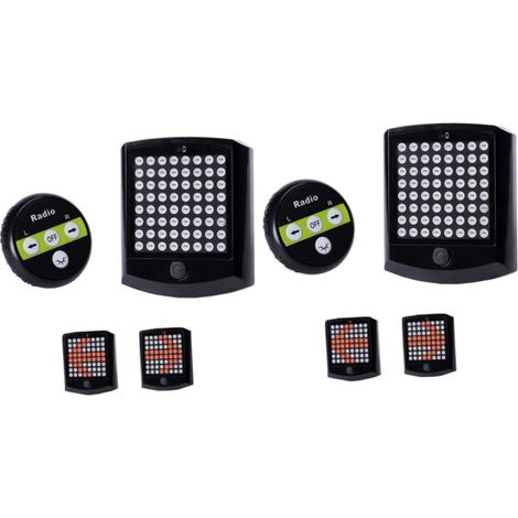 2 Pièces Télécommande Clignotants De Voiture Feux Arrière De Vélo Accessoires pour Vélos Clignotant Phare Remplacement De Phare De Voiture Charge Lumière d'angle