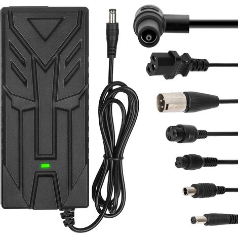 54,6V 2A Chargeur Trotinette Electrique pour Xiaomi 4 Ultra/4 Pro 2nd Gen/5, 5 Pro,48V Chargeur Universel Batterie Lithium avec 7 Connecteurs,Charge Rapide pour Hoverboard, E-Bike,Scooter (1/5)