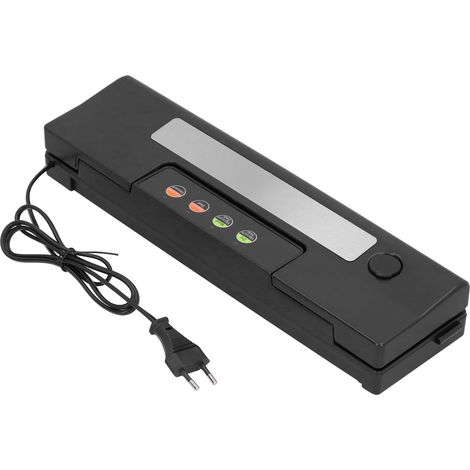 Machine d'emballage sous vide alimentaire noire, machine de scellage sous vide automatique pour usage domestique, prise UE AC100V-240V (1/5)