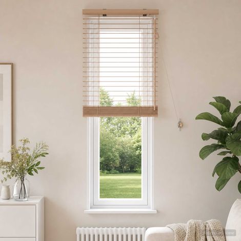 vidaXL Tenda Veneziana Aspetto Quercia 60 x 130 cm 35 mm
