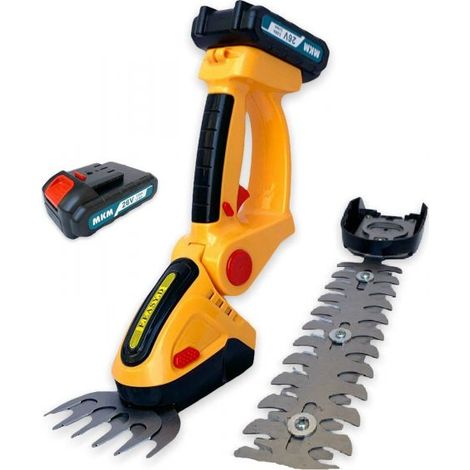 Tagliasiepi a 2 batteria 26V 3.0Ah taglia bordi 2 in 1 lama 20cm (1/5)