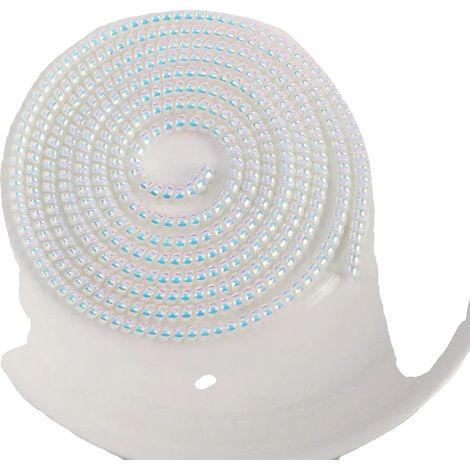 Organizador de cables, longitud flexible, material ecológico, blanco láser. (1/2)