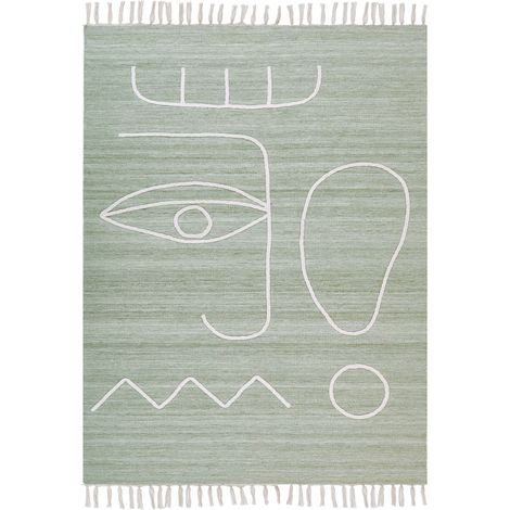 Outdoor Rug YAVU Light Green 140 x 200 cm (1/5)