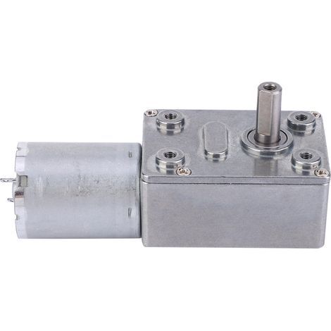 Mikro-Gleichstrommotor, Drehzahlreduzierung, drehmomentstarkes Schneckengetriebe, 24 V (150 U/min) (1/5)