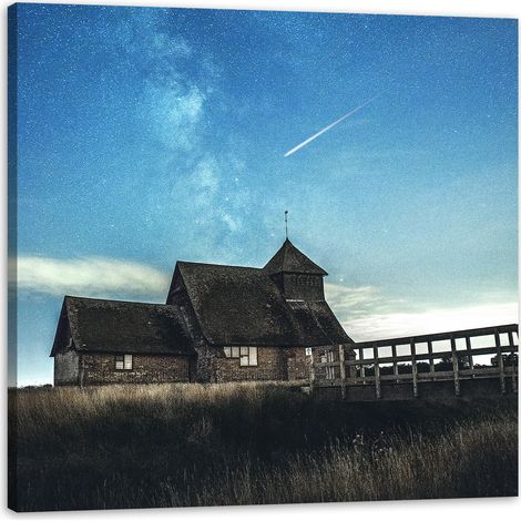 Leinwanddruck Weltraum-Sternschnuppen 50x50 cm