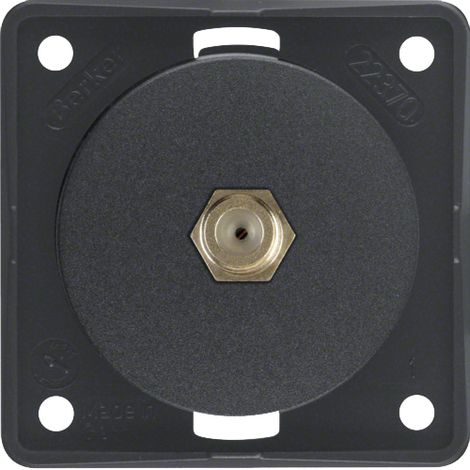 Berker Sat-Antennendose INTEGRO schwarz