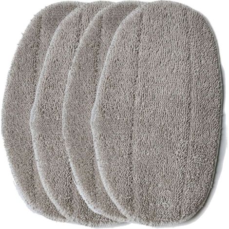 Lot de 4 Housses pour Vadrouille à Vapeur CleanTenso, Chiffon Nettoyage, Rechange (1/4)