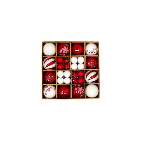 Set di decorazioni per albero di Natale, palline decorative infrangibili da appendere all'albero di Natale - Crezuo