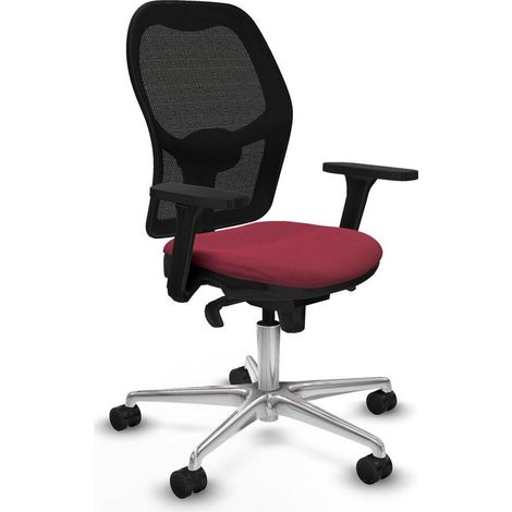Piqueras y Crespo Sedia Ergonomica Jorquera Rosso Granato da Ufficio