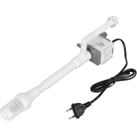 Pompe à eau pour aquarium avec filtre silencieux et protection anticorrosion, pompe à oxygène, prise UE 220 V (1/5)