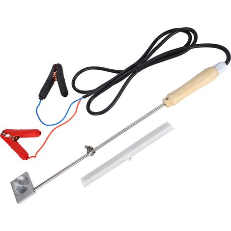Fumiseur thermique volatilisateur pour acariens, outil apicole, électrode à pince crocodile 12 V (1/5)