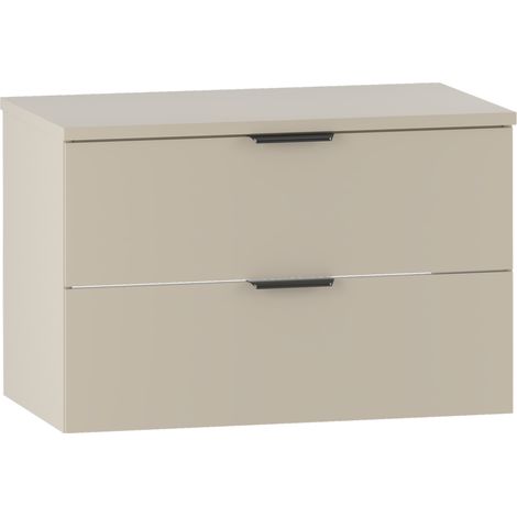 Badplaats Meuble sous lavabo Pyra 80 x 46 x 52 cm - Cashmere - M