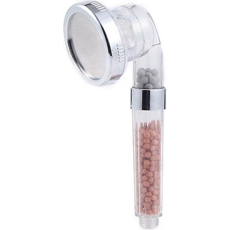 pommeau De Douche Economie Deau, Anti Calcaire, 3 Modes Diffrents, Haute Pression, Filtration, Convient I'utilisation Avec De L'eau Dure, Billes (1/4)