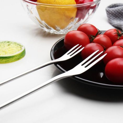 Lot de 6 fourchettes pour fondue à fromage（noir） (1/4)