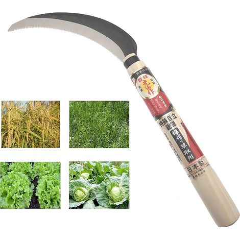 Manual Curved Blade Serrated Harvesting Vegetable Garden Tool Gardening (1/5)
