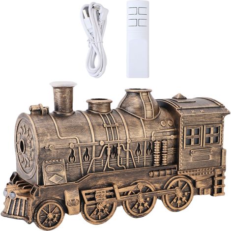 Humidificateur de Train 300ml, brume fraîche, diffuseur d'aromathérapie silencieux, vapeur Vintage pour chambres à coucher, bureau (1/5)