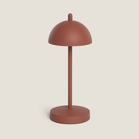 Lámpara de Mesa LED Portátil para Exterior Metal con Batería Recargable Pirinoa Terracota (1/5)