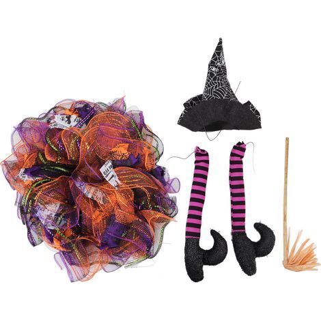 Hexenkrone für Halloween, zarte Türdekorationen für Spukhäuser und Partys (1/5)