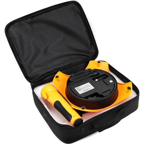 Compresseur d'air portable 12 V pour véhicule électrique + kit de gonflage de pneus avec lampe torche (1/5)