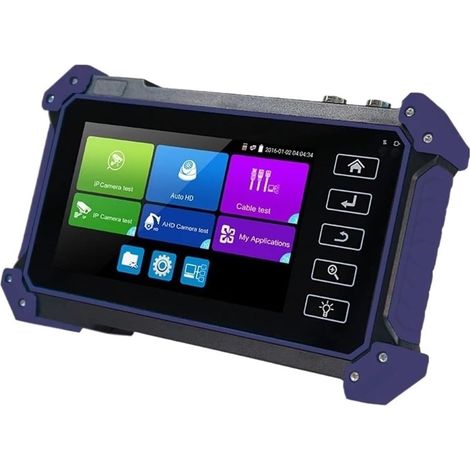 Testeur de caméra de vidéosurveillance avec entrée VGA, Moniteur de vidéosurveillance, testeur de caméra IP, 8MP, AHD, CVI, SDI, 5.4 ", 5", IPC(TI-Z9651) (1/5)
