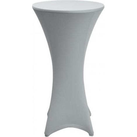 Housse de table bistrot - Diamètre 70 cm - Hauteur adaptée 110-120 cm - Polyester 90 % Élasthanne 10 % - OEKO-TEX Standard 100 - 1 pièce (1/5)