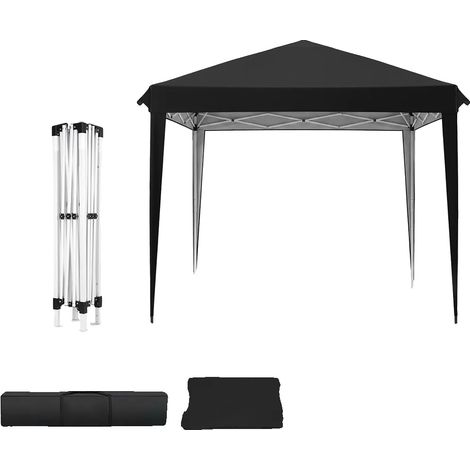 Tente Canopy, Protection Imperméable, Montage Facile, Noir (1/2)