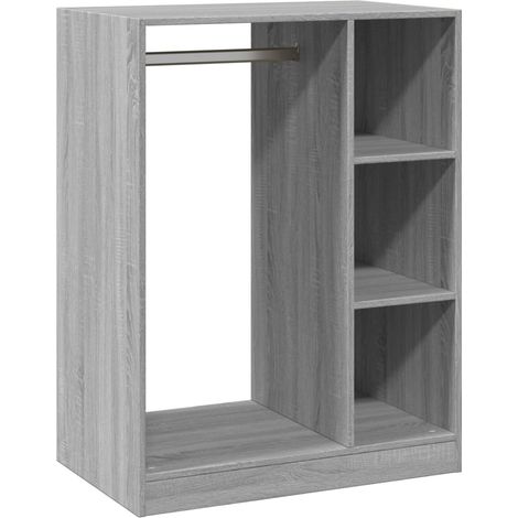 Maison Exclusive - Kleiderschrank Grau Sonoma 77x48x102 cm Holzwe