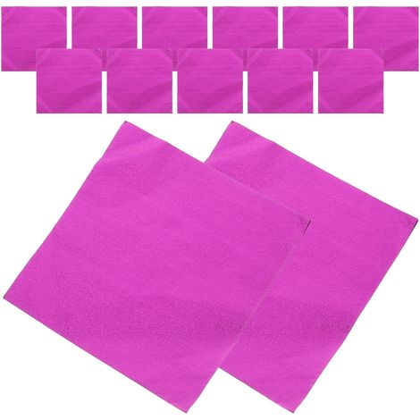 100 Pièces Papier Aluminium pour Emballage Chocolat et Bonbons Texture Écorce Orange Décoration DIY Fête Emballages Cadeaux Multipurpose (1/5)